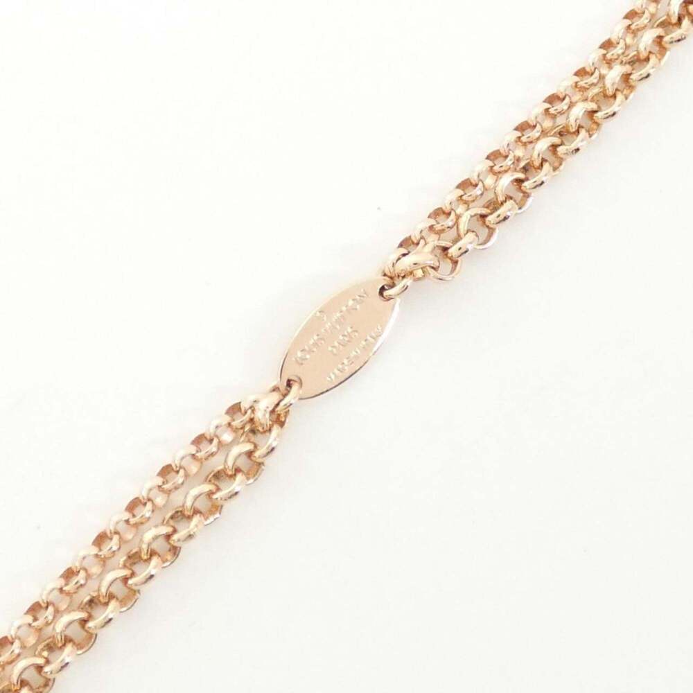 LOUIS VUITTON Gold Necklace - Picture 6 of 7